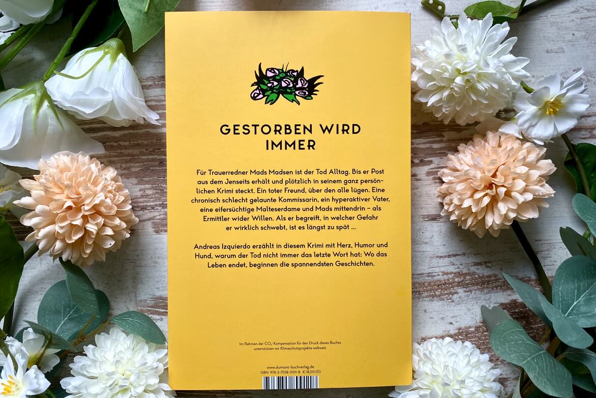 Rückseite des Buches Über die Toten nur Gutes