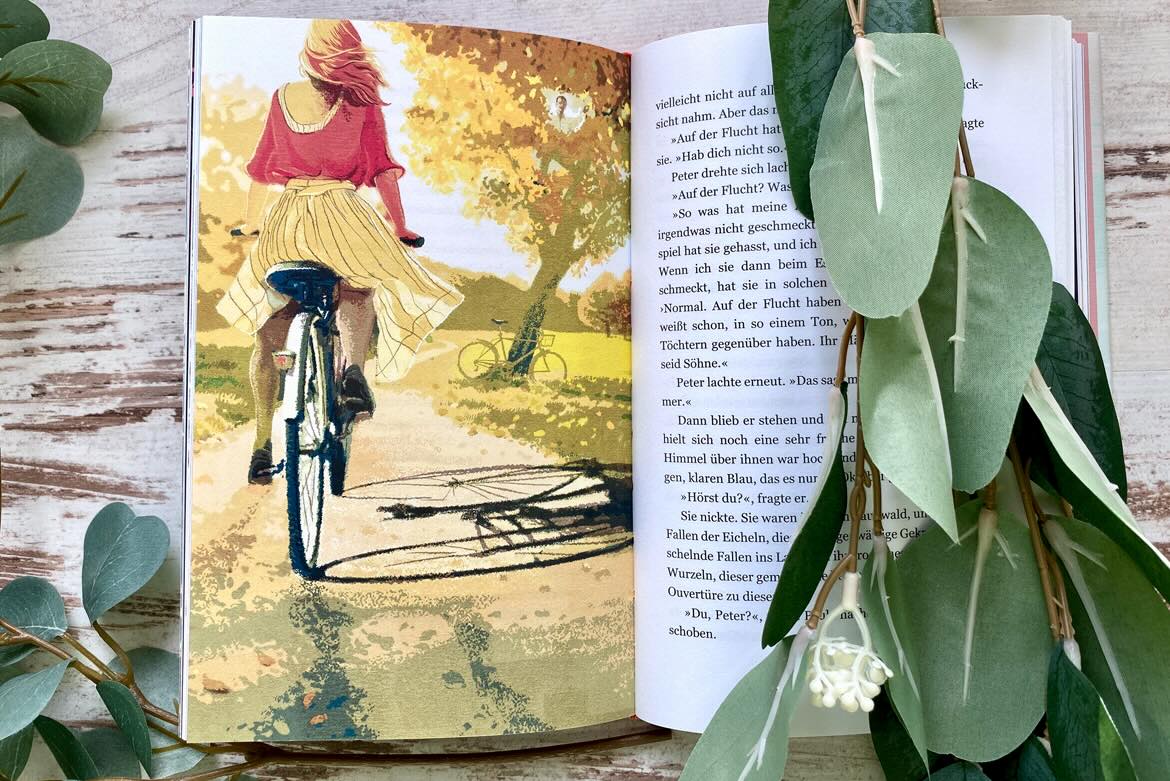 Innenansicht und Illustrationen von Katzentage von Ewald Arenz