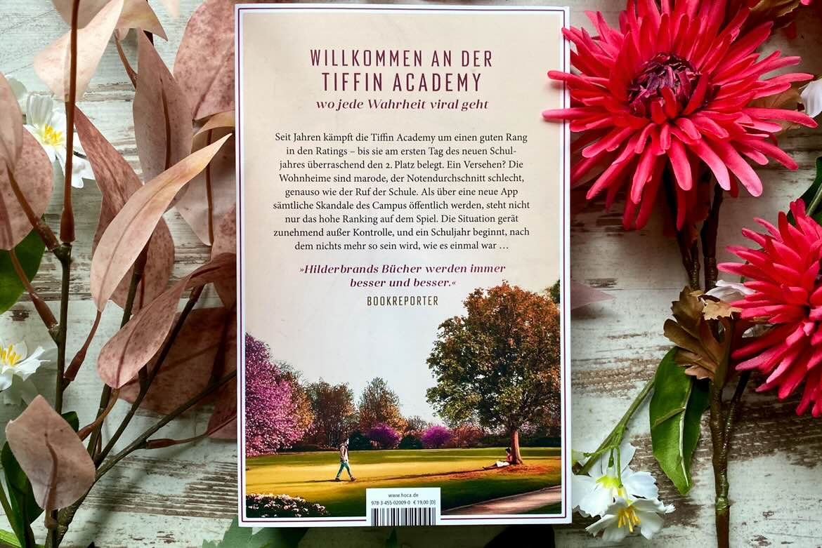 Rückseite zum Roman The Academy von Elin Hilderbrand und Shelby Cunningham.