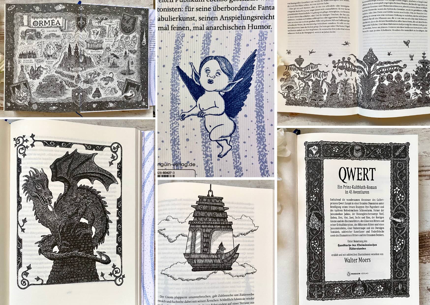 Illustrationen aus Qwert von Walter Moers