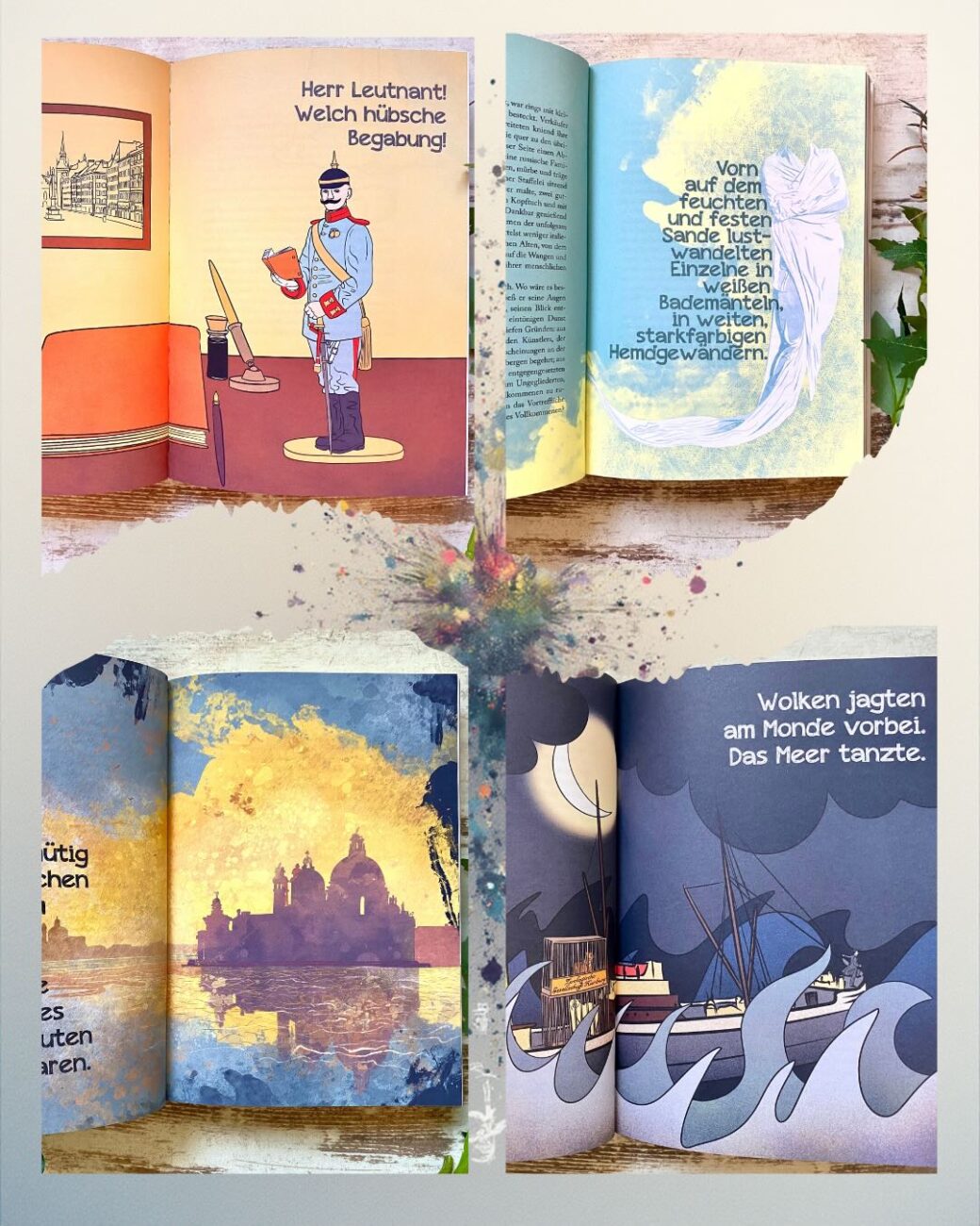 Collage zu Der Tod in Venedig und andere Novellen von Thomas Mann